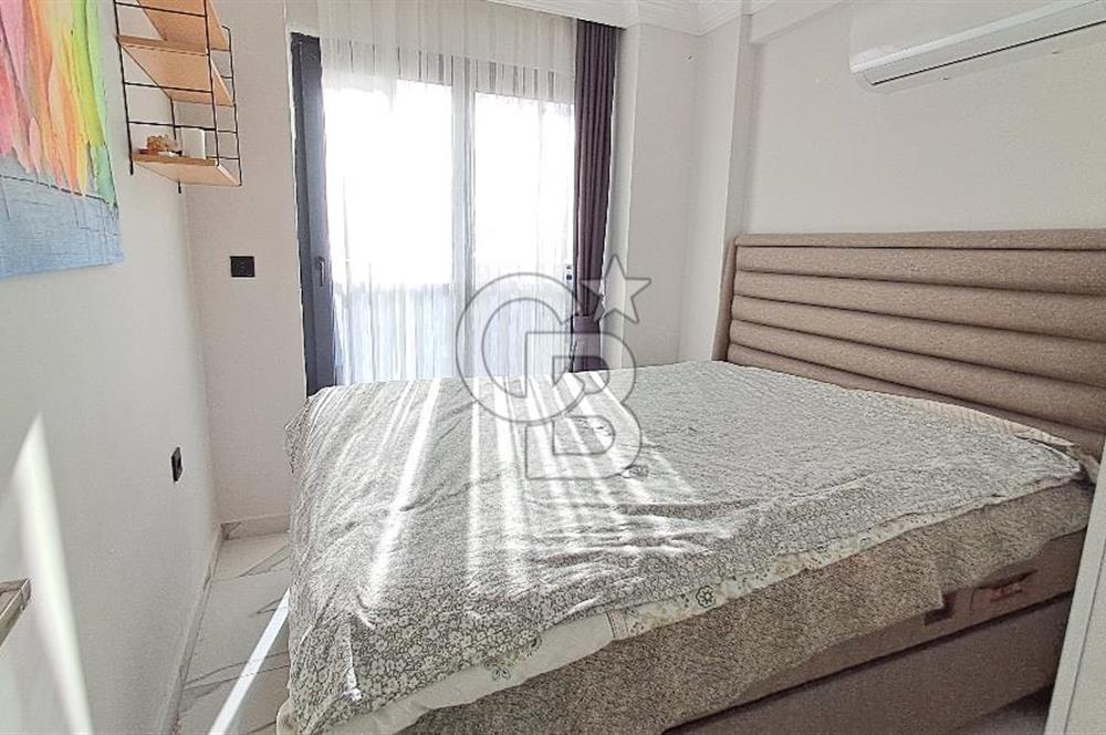 Akbükte Kiralık Deniz Manzaralı 3+1 Bahçe Tripleks