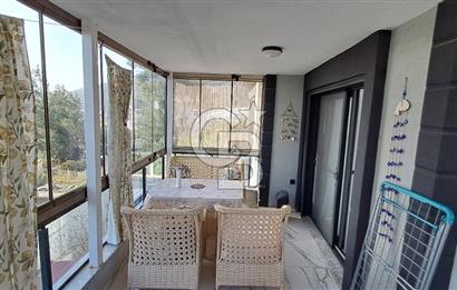 Akbükte Kiralık Deniz Manzaralı 3+1 Bahçe Tripleks