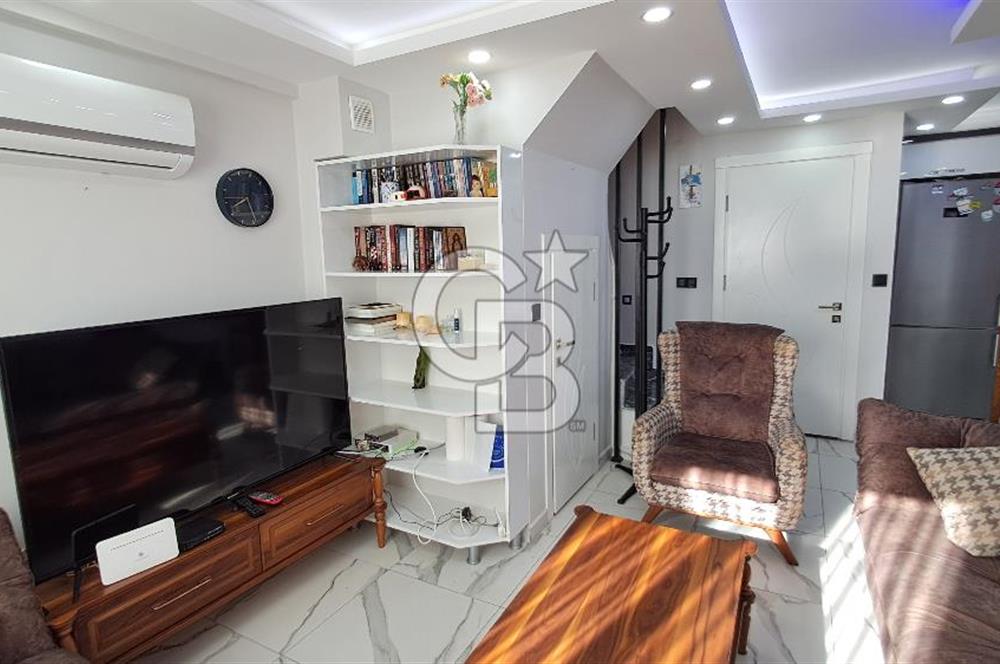 Akbükte Kiralık Deniz Manzaralı 3+1 Bahçe Tripleks
