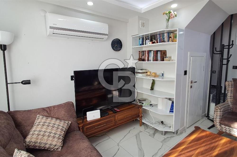 Akbükte Kiralık Deniz Manzaralı 3+1 Bahçe Tripleks