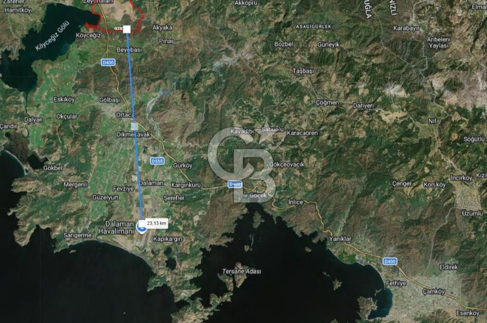 MUĞLA KÖYCEĞİZ ZEYTİNALANI MAHALLESİNDE KARGİR EV VE AVLUSU