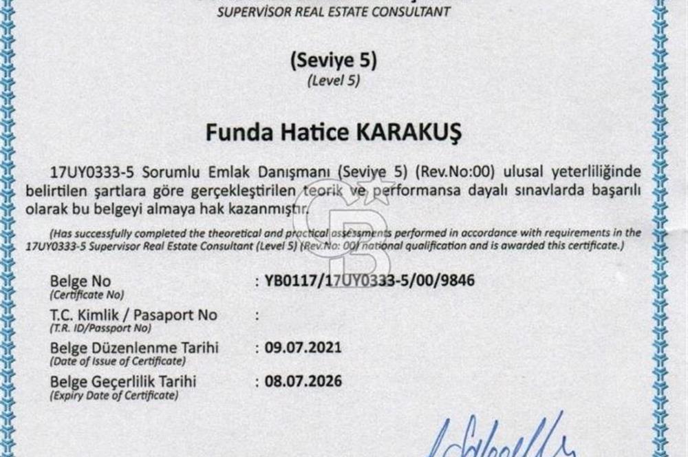 Diamond Yaşamkent Amerikan Mutfak-Akıllı Ev-Kış Bahçesi 2 +1