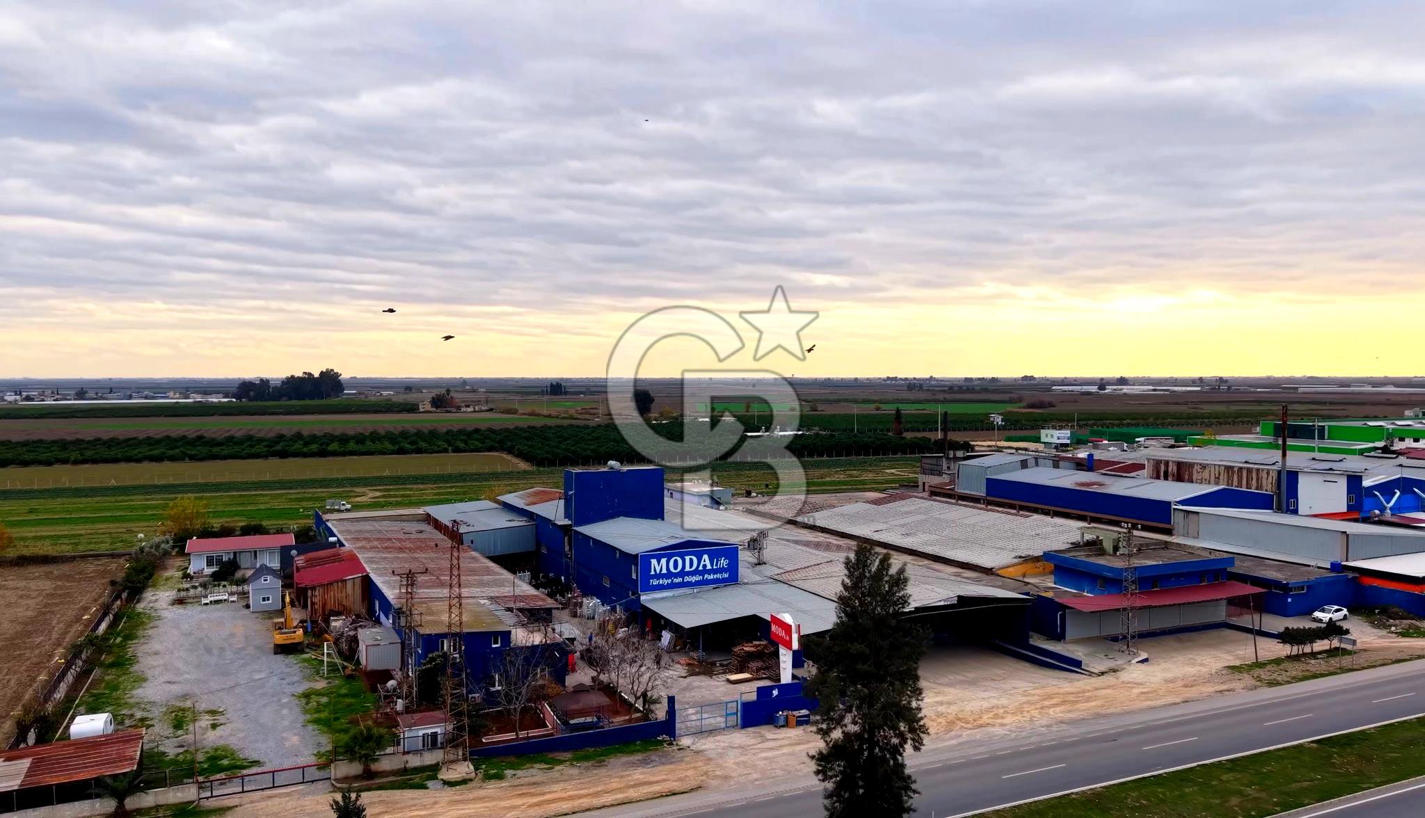 ADANA D 400 ÜZERİ STRATEJİK BÖLGEDE FABRİKA