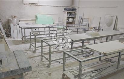 SATILIK 1. KAT POLYESTER ATÖLYESİ ÖN CEPHE ÇAMLITEPE CADDESİ