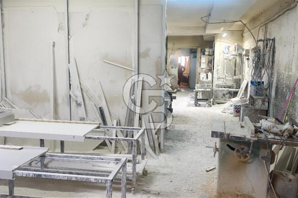SATILIK 1. KAT POLYESTER ATÖLYESİ ÖN CEPHE ÇAMLITEPE CADDESİ