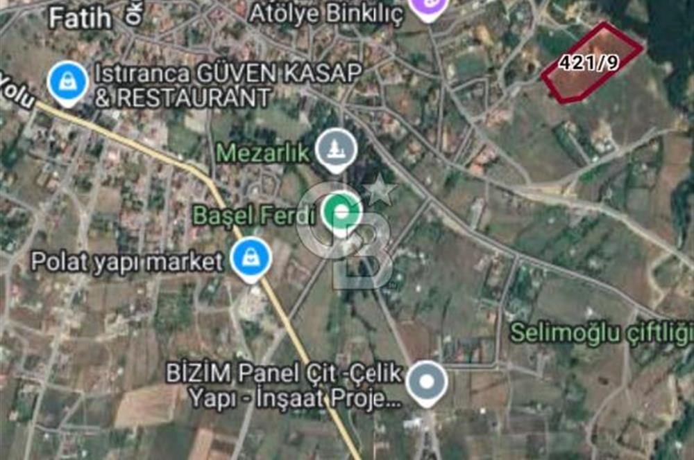ÇATALCA FATİH MAH.536 M2 ARSA DOĞA İLE BAŞBAŞA SATILIK