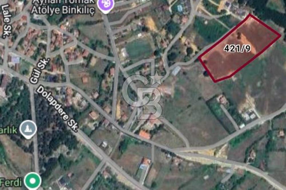 ÇATALCA FATİH MAH.536 M2 ARSA DOĞA İLE BAŞBAŞA SATILIK