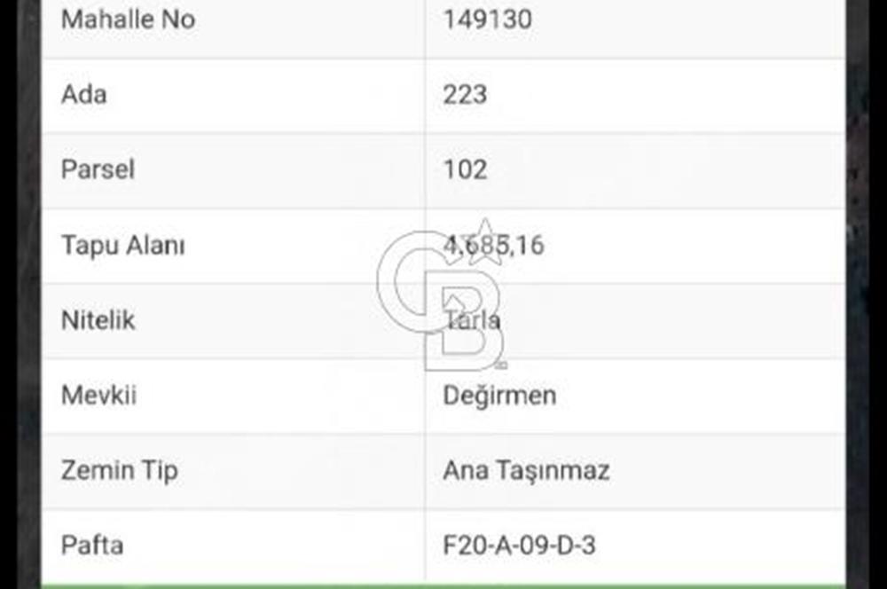 BİNKILIÇ 460 M2 SATILIK ARSA