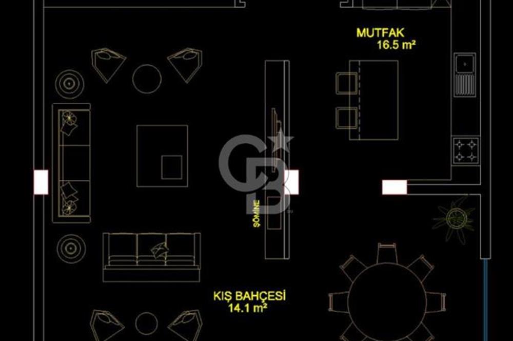 CB ODAK'TAN Şakran'da Satılık Fourlex 5+2 Müstakil Havuzlu Villa
