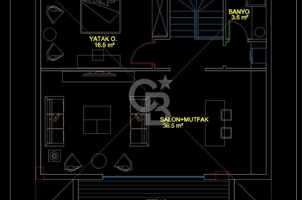 CB ODAK'TAN Şakran'da Satılık Fourlex 5+2 Müstakil Havuzlu Villa