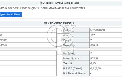 Muğla Yerkesik’te Yatırımlık İmarlı Arsa Fırsatı