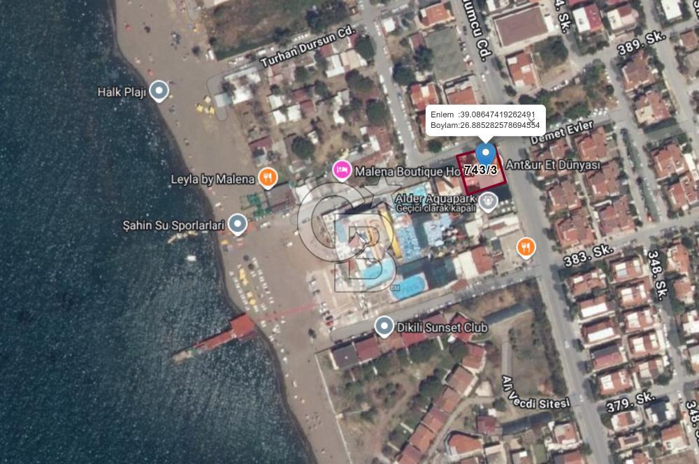 C.B. ROUTE | DENİZE 100M KONUMDA 461m² ARSADA 13 HİSSE SATILIK