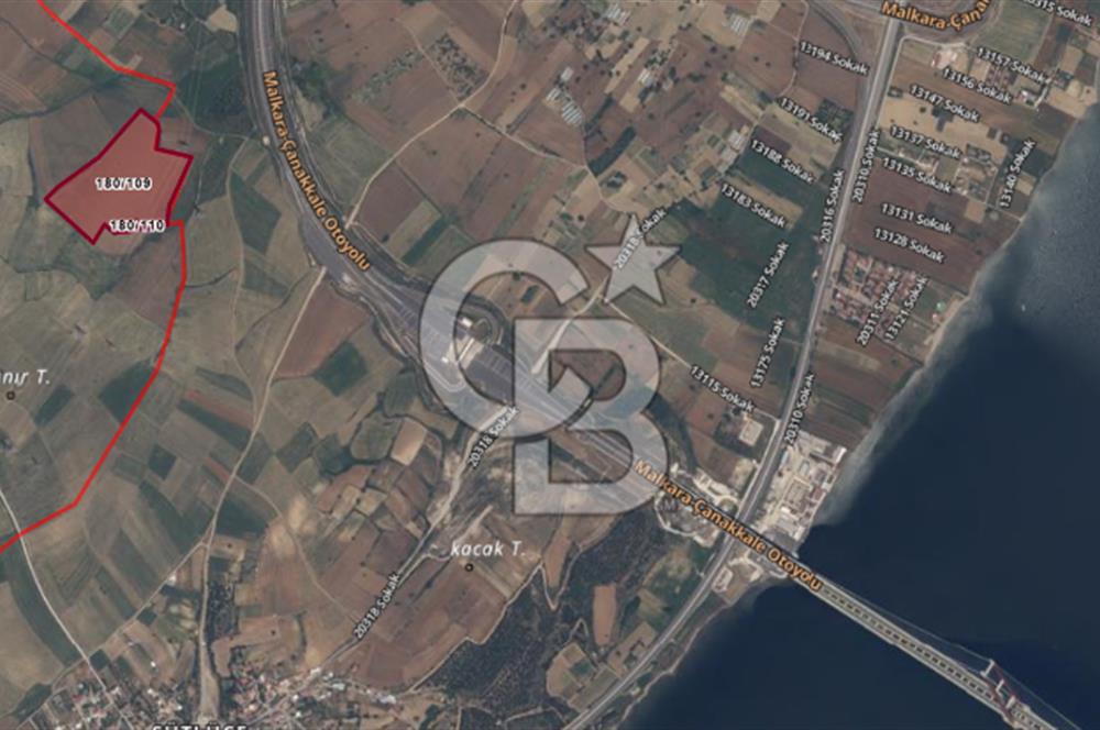 ÇANAKKALE KÖPRSÜ MANZARALI SATILIK ARSA
