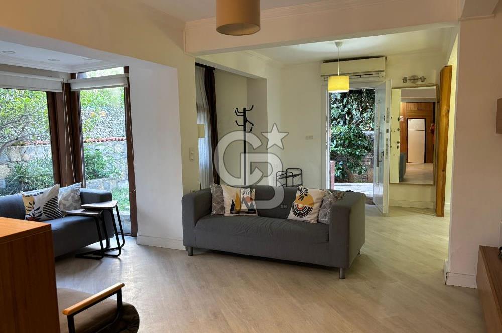 Bodrum Bitez  Asarlık’ta Bahçe Katı  Full Eşyalı, 2+1 Yıllık Kiralık Daire