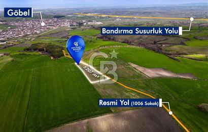 CB EAGLE'DAN SUSURLUK GÖBEL'DE SATILIK 5.207 m² TARLA