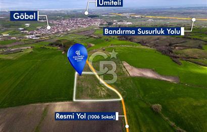 CB EAGLE'DAN SUSURLUK GÖBEL'DE SATILIK 8000 m² TARLA