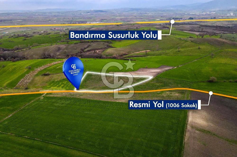 CB EAGLE'DAN SUSURLUK GÖBEL'DE SATILIK 8.125 m² TARLA