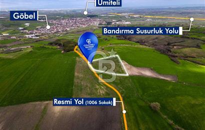 CB EAGLE'DAN SUSURLUK GÖBEL'DE SATILIK 8.125 m² TARLA