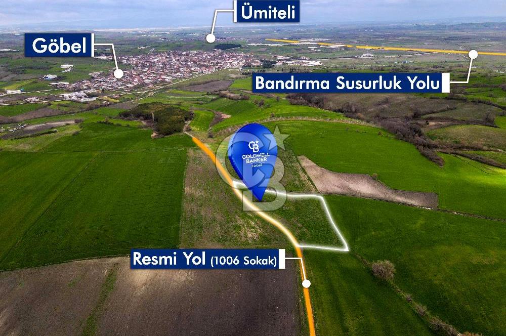 CB EAGLE'DAN SUSURLUK GÖBEL'DE SATILIK 3.875 m² TARLA