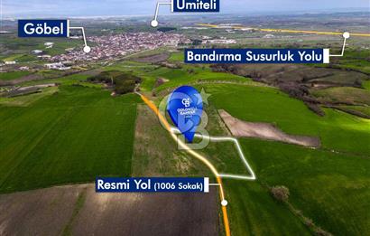 CB EAGLE'DAN SUSURLUK GÖBEL'DE SATILIK 3.875 m² TARLA