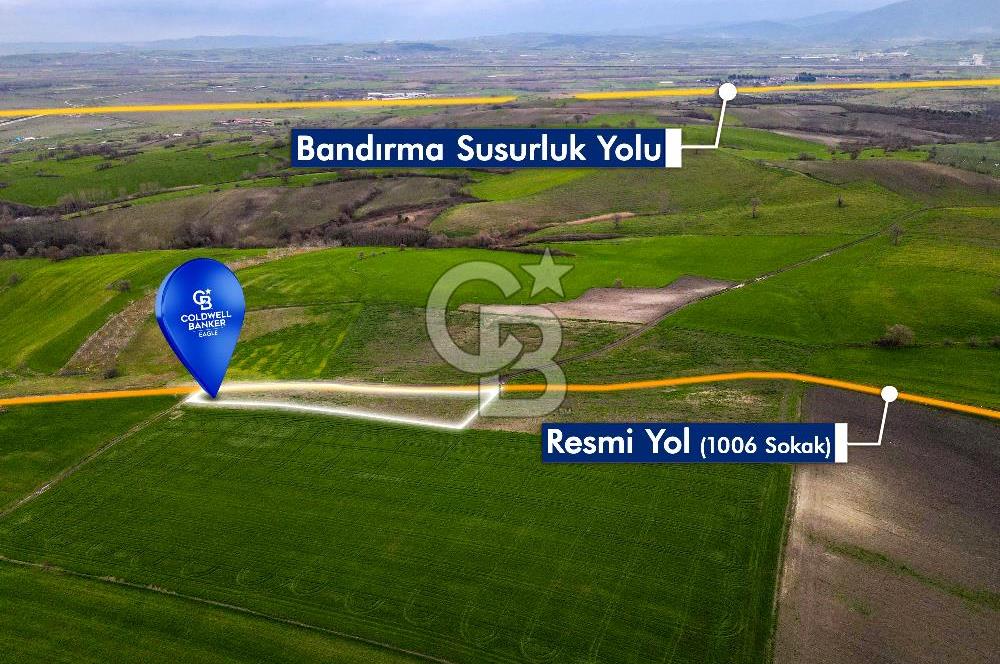 CB EAGLE'DAN SUSURLUK GÖBEL'DE SATILIK 5.207 m² TARLA