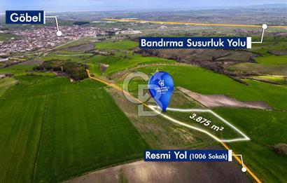 CB EAGLE'DAN SUSURLUK GÖBEL'DE SATILIK 3.875 m² TARLA