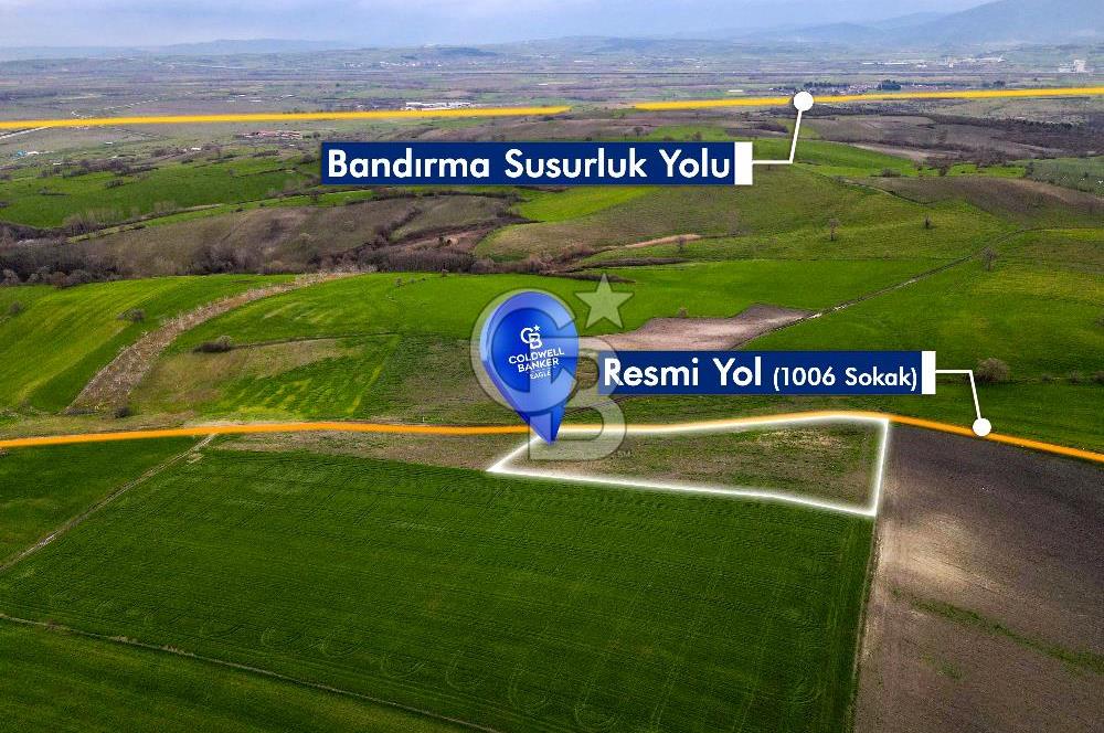 CB EAGLE'DAN SUSURLUK GÖBEL'DE SATILIK 8000 m² TARLA
