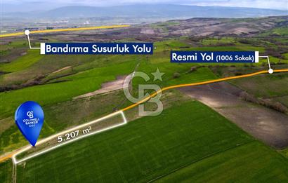 CB EAGLE'DAN SUSURLUK GÖBEL'DE SATILIK 5.207 m² TARLA