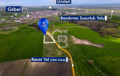 CB EAGLE'DAN SUSURLUK GÖBEL'DE SATILIK 5.207 m² TARLA