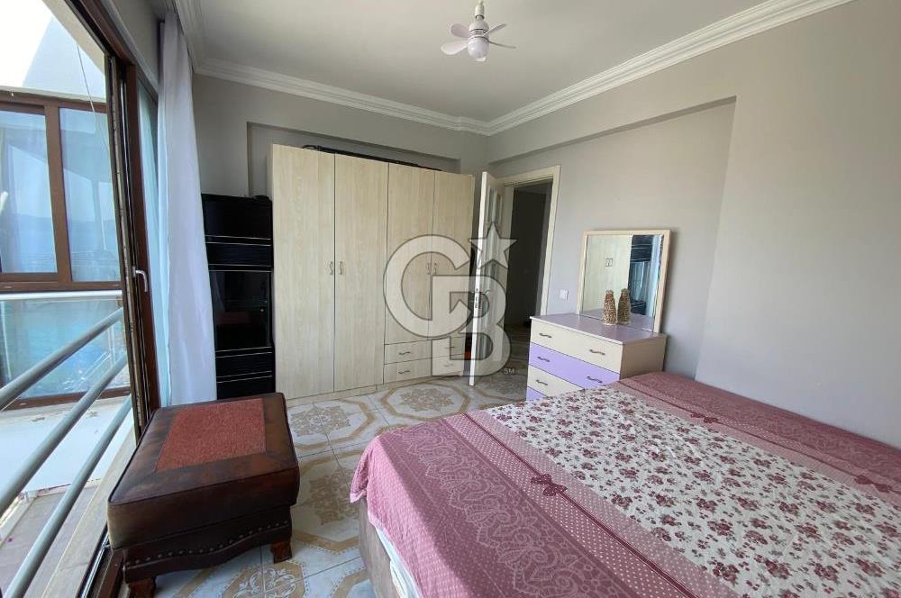 GÜLLÜK'TE DENİZE SIFIR ÖNÜ AÇIK FULL DENİZ MANZARALI GENİŞ 3+1