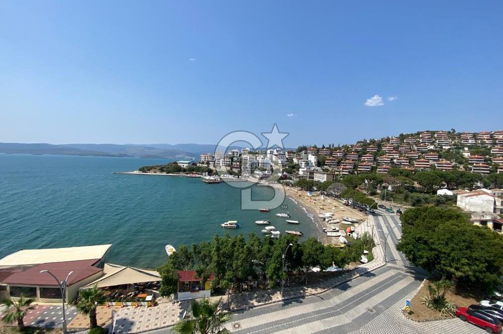 GÜLLÜK'TE DENİZE SIFIR ÖNÜ AÇIK FULL DENİZ MANZARALI GENİŞ 3+1