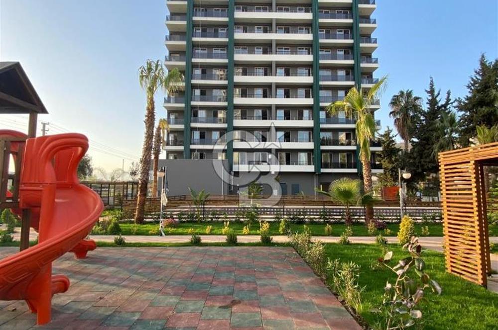 Mezitli Deniz Mahallesinde Kiralık Havuzlu 1+1 Daire