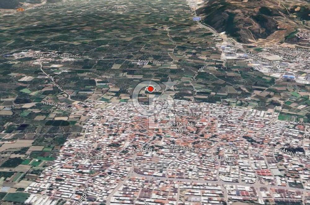 GÜRSU’DA İMARA 200 METRE MESAFEDE SATILIK FIRSAT TARLA