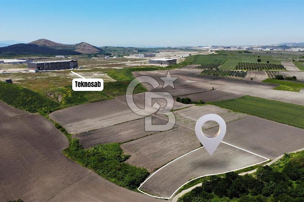 TEKNOSAB ve TOSAB'a Komşu! Badırga'da 2.875 m² Fırsat Tarla