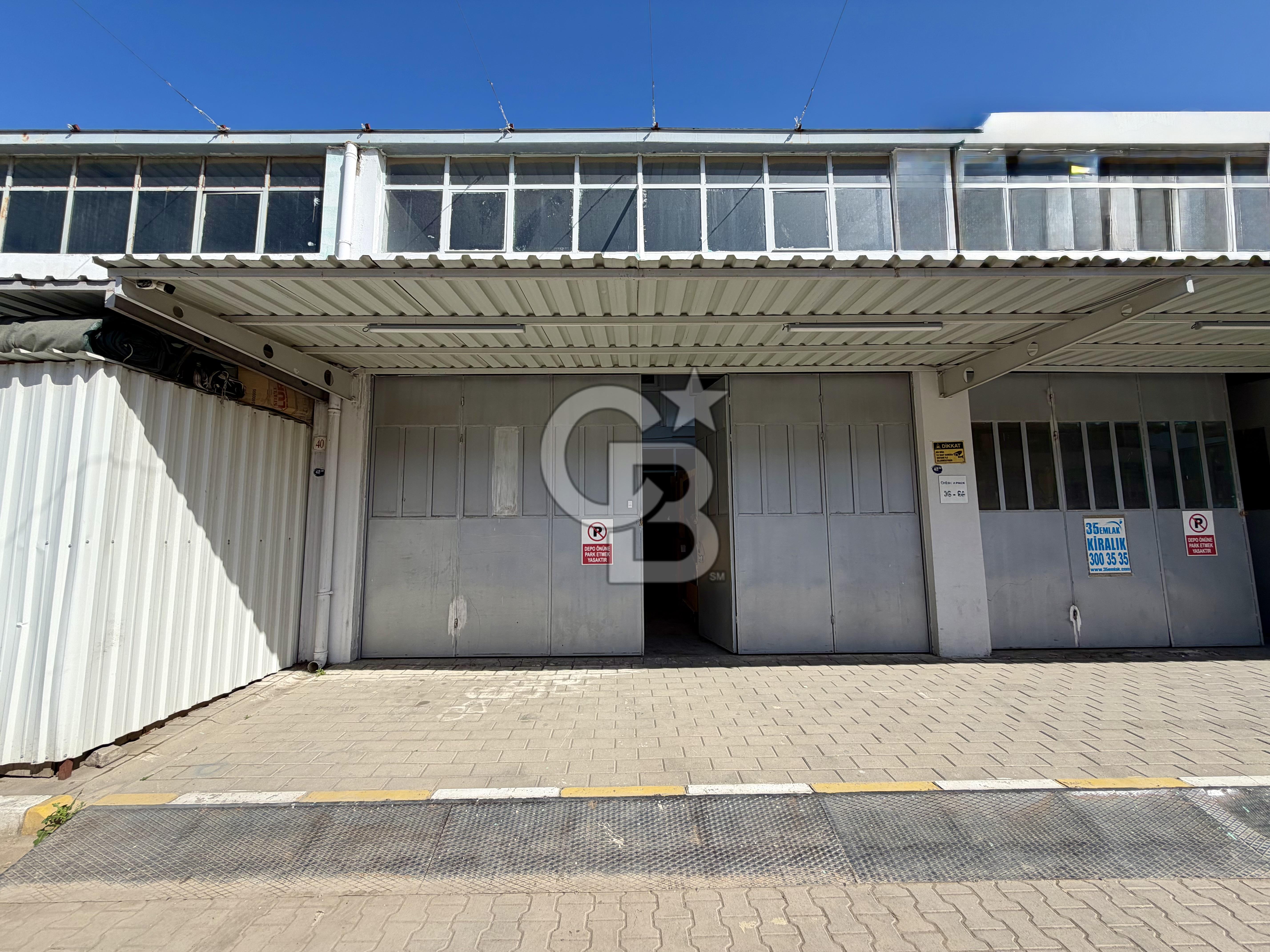 Balatçi da 135 m2 kiralık depo 