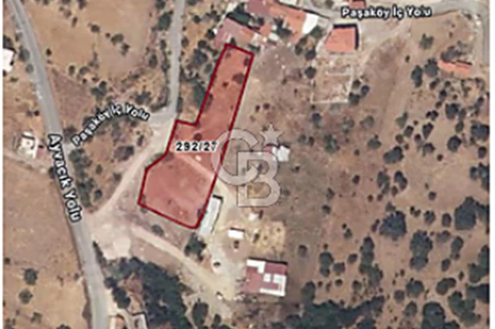 ÇANAKKALE AYVACIK PAŞAKÖY 'DE TURİZM İMARLI OTEL ARSASI 2136 m²