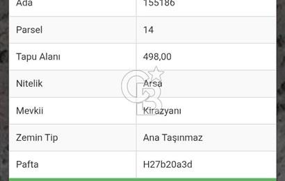 BEYPAZARI KARAŞAR KİRAZYANI MEVKİNDE SATILIK VİLLA ARSASI