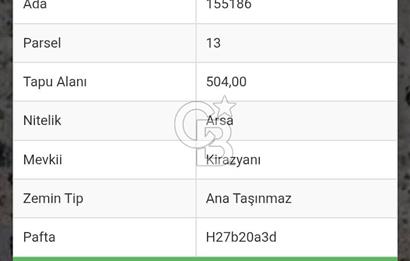 BEYPAZARI KARAŞAR KİRAZYANI MEVKİNDE SATILIK VİLLA ARSASI