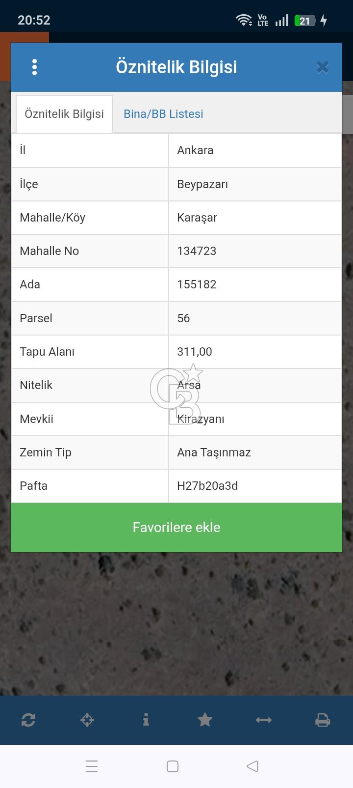 BEYPAZARI KARAŞAR KİRAZYANI TEK TAPU SATILIK VİLLA ARSASI