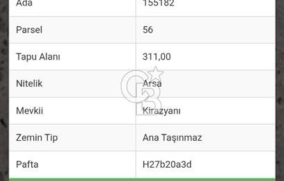 BEYPAZARI KARAŞAR KİRAZYANI TEK TAPU SATILIK VİLLA ARSASI