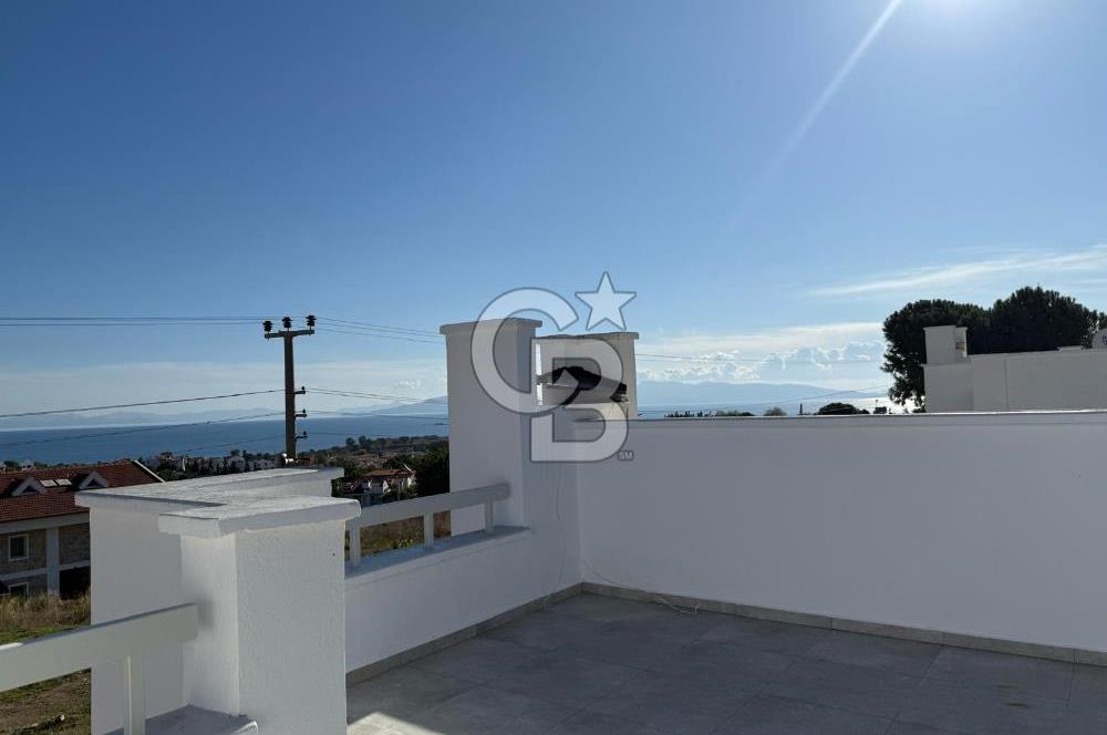 Datça Dadya Sitesi’nde Panoramik Deniz Manzaralı, Tadilatlı 3+1 Villa