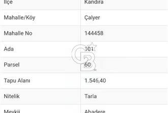 Kandıra Çalyer Mahallesi'nde 1.546 m2 Satılık Tarla - 9 - 349762