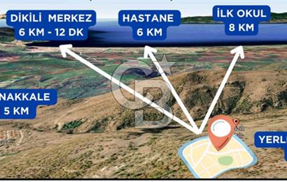 DİKİLİ MAZILIDA 500 m² KOOPERATİF HİSSESİ DENİZE YAKIN YATIRIM