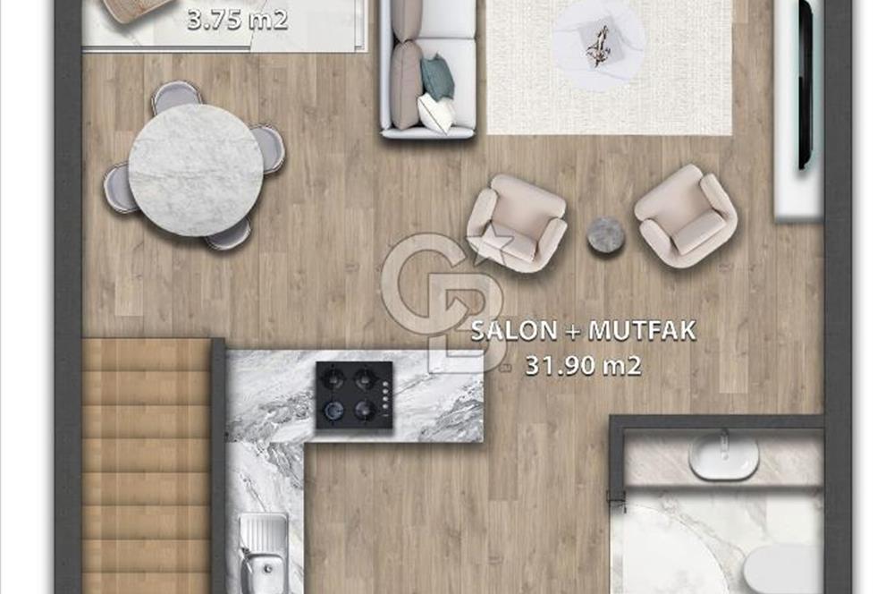 İKON ÇAKIRLAR'DA ARAKAT LOFT DAİRE 2+1