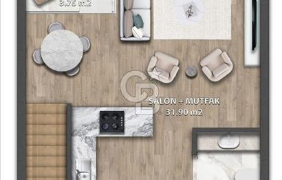 İKON ÇAKIRLAR'DA ARAKAT LOFT DAİRE 2+1
