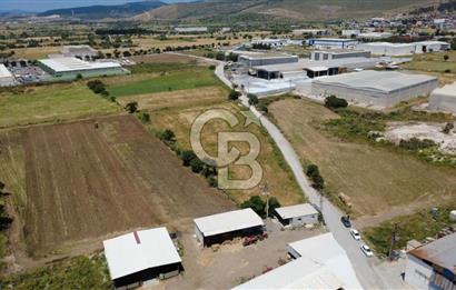 HELVACIDA 8243m2 YOLA CEPHE DEPOLARIN OLDUĞU YERDE TARLA