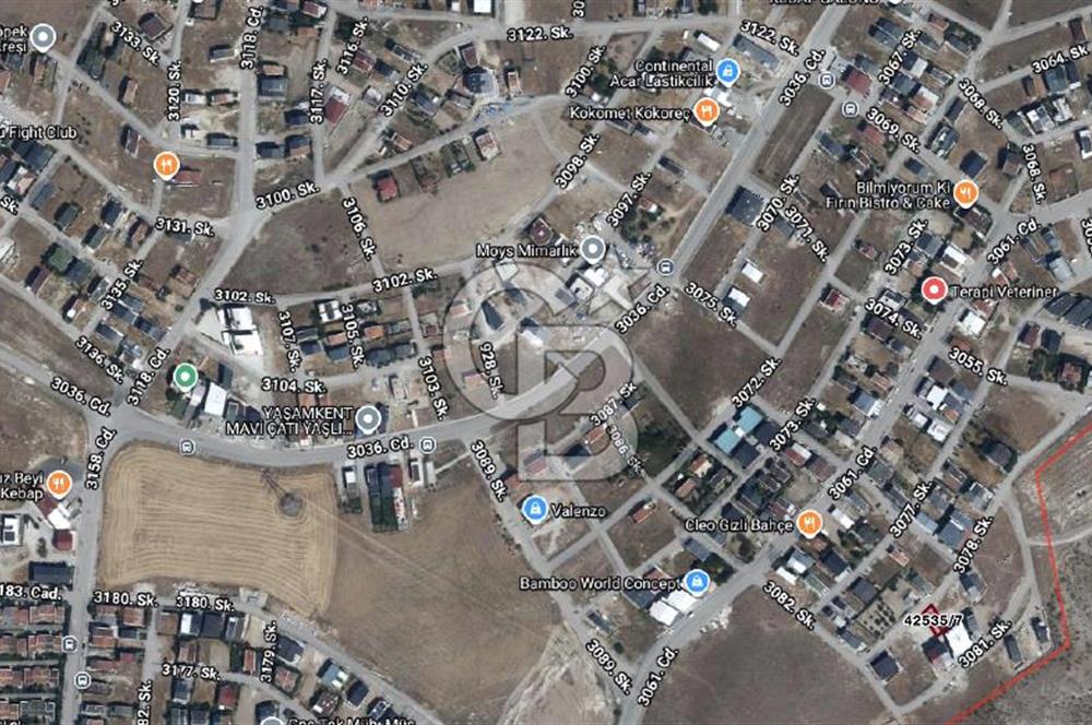 CB NEW YAŞAM'DAN SATILIK 1+1 YAPIMINA UYGUN 235 M2 ARSA
