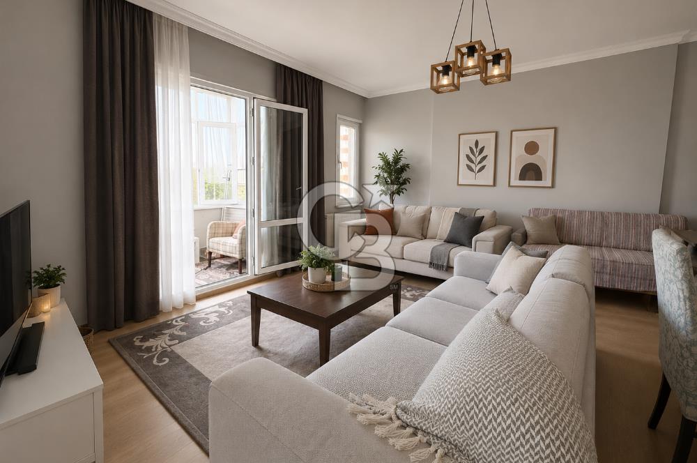 MİMAROBA DOLUNAY SİTESİ'NDE HAVUZLU DAİRE