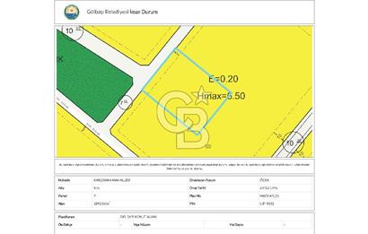 GÖLBAŞI KARŞIYAKA SATILIK 0.20 EMSAL SATILIK 1892M² ARSA