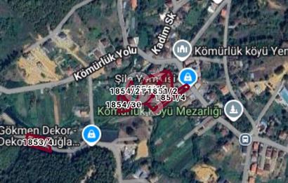 ŞİLE KÖMÜRLÜKTE 1305 M2 YERLEŞİK ALANDA ARSA